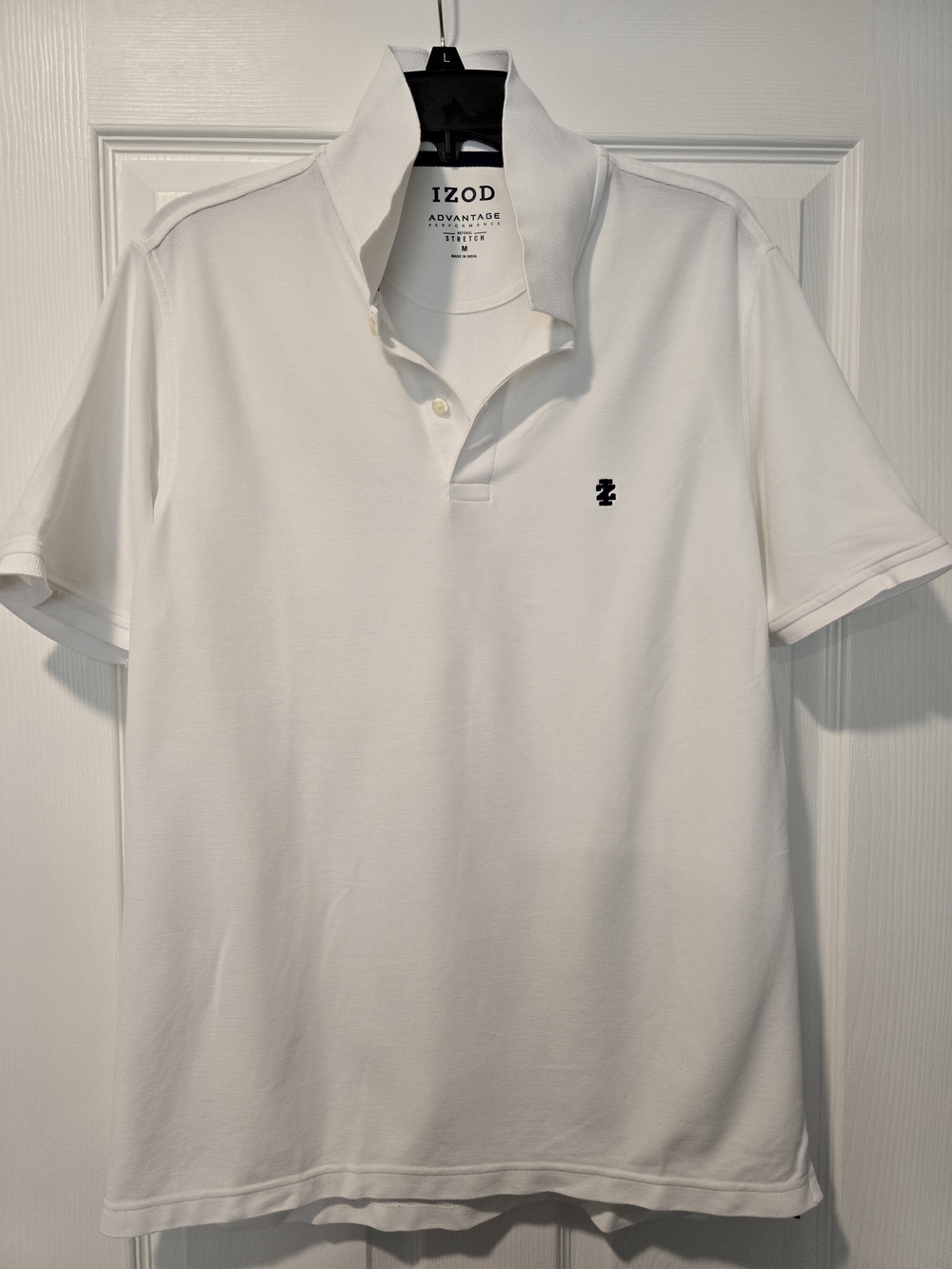 Izod White Men's Polo Shirt - Advantage Performance (Excellent condition)